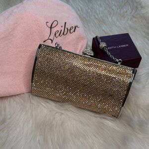 Judith Leiber Sparkling Gold Clutch